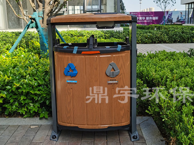 钢木机构果皮箱DY-B-0057